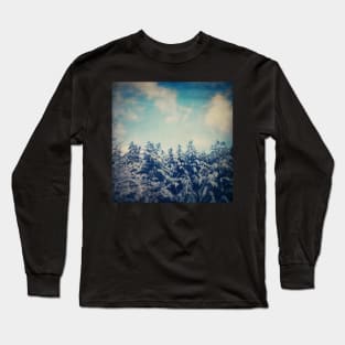 Snowy Winter Morning Long Sleeve T-Shirt